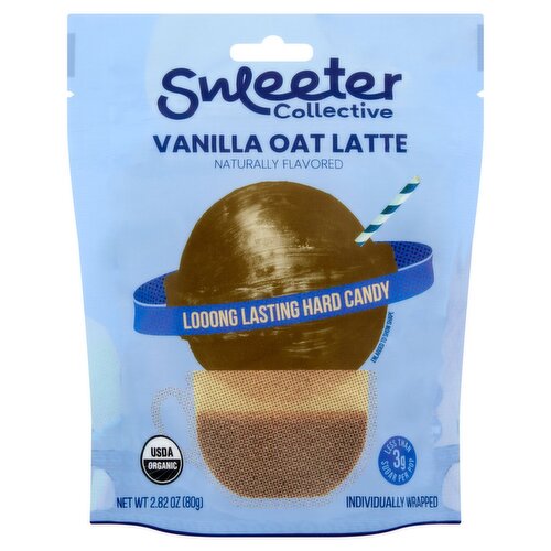 Sweeter Collective Vanilla Oat Latte Looong Lasting Hard Candy, 2.82 oz