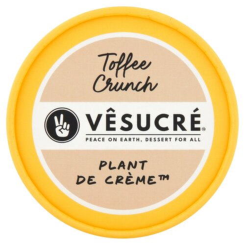 Vêsucré Toffee Crunch Plant de Crème, 5.2 fl oz