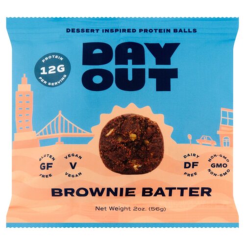 Day Out Brownie Batter Dessert Inspired Protein Balls, 2 oz