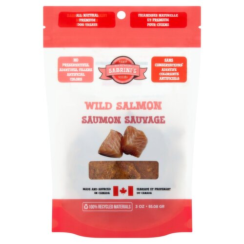 Sabrini's Royal DogTreats, Wild Salmon, 3 oz.