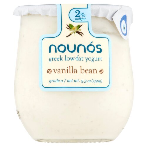 Nounós Vanilla Bean Greek Low-Fat Yogurt, 5.3 oz