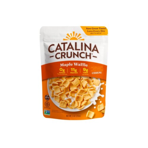 Catalina Crunch Maple Waffle Flavored Cereal, 9 oz