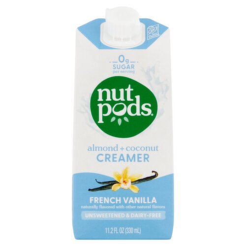 Nutpods French Vanilla Almond + Coconut Creamer, 11.2 fl oz