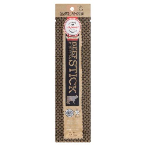 Aufschnitt Black Pepper Beef & Chicken Stick, 1 oz