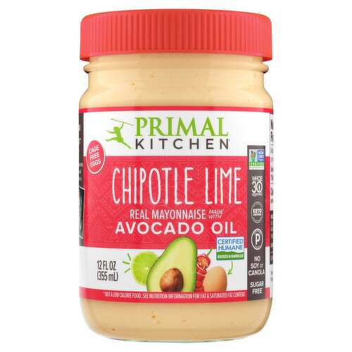 Primal Kitchen Chipotle Lime Real Mayonnaise, 12 fl oz