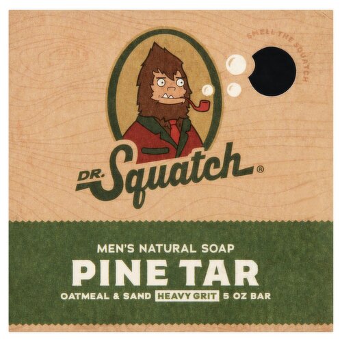 Dr. Squatch Pine Tar Men's Natural Soap, 5 oz