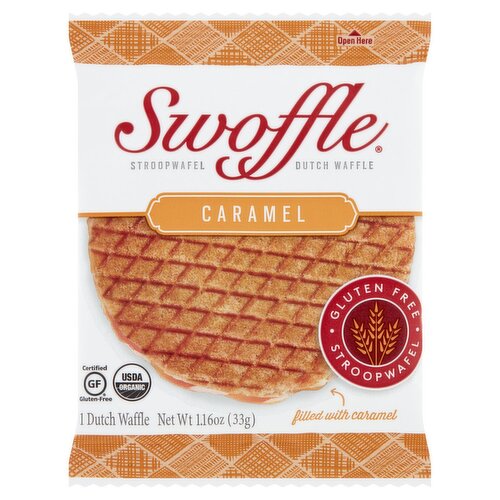 Swoffle French Caramel Dutch Waffle, 1.16 oz