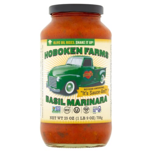 Hoboken Farms Basil Marinara Sauce, 25 oz