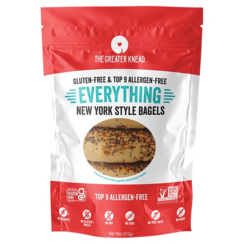 The Greater Knead Everything New York Style Bagels, 18 oz