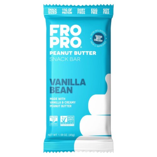 Fropro Vanilla Bean Peanut Butter Snack Bar, 1.59 oz