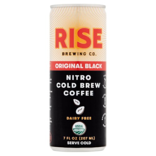 Rise Brewing Co. Original Black Cold Brew Nitro Coffee, 7 fl oz