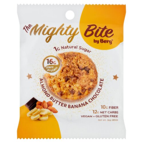 Berg Almond Butter Banana Chocolate Mighty Bite, 3 oz