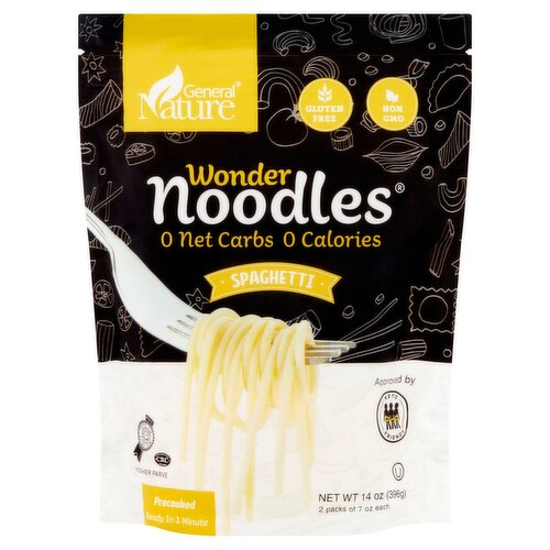 General Nature Spaghetti Wonder Noodles, 7 oz, 2 count