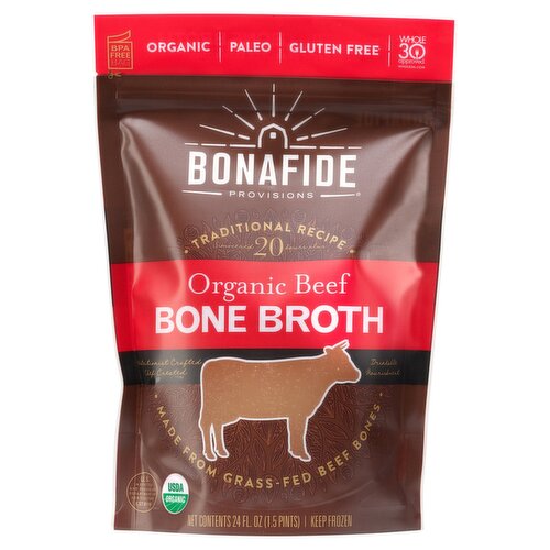 Bonafide Provisions Frozen Organic Beef Bone Broth, 24 fl oz