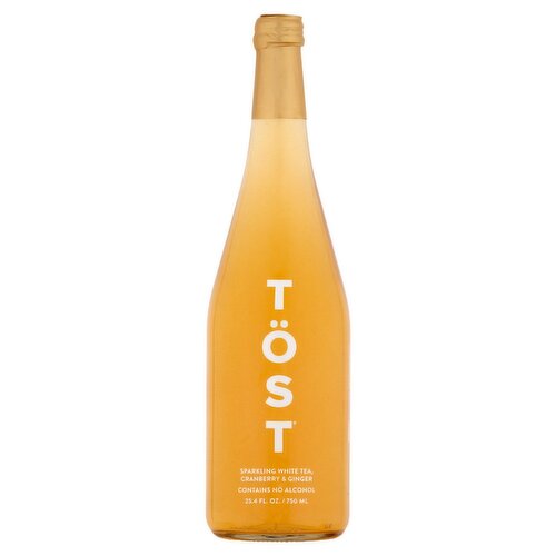 Tost Cranberry & Ginger Sparkling White Tea, 25.4 fl oz