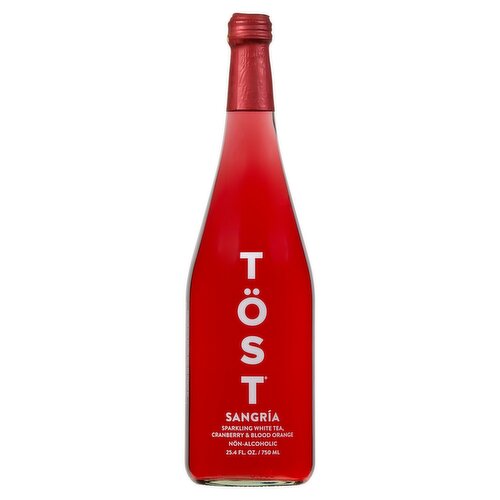 TÖST Sangria All-Natural Non-Alcoholic Sparkling Beverage, 750 ML