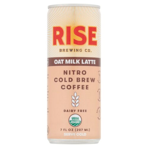 Rise Brewing Co. Oat Milk Latte Nitro Cold Brew Coffee, 7 fl oz