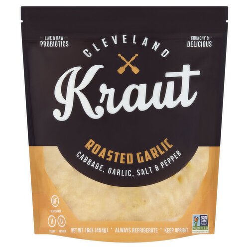 Cleveland Kraut Roasted Garlic Cabbage, 16 oz