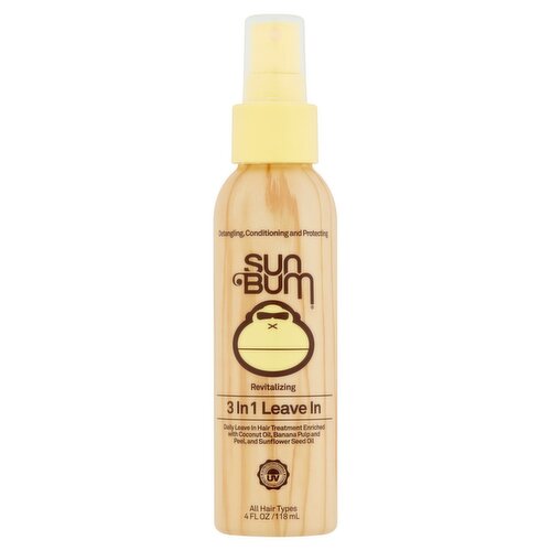 Sun Bum Revitalizing 3 in 1 Leave In, 4 fl oz