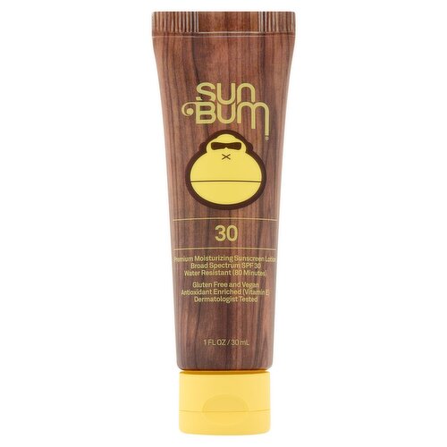 Sun Bum Broad Spectrum Premium Moisturizing Sunscreen Lotion, SPF 30, 1 fl oz