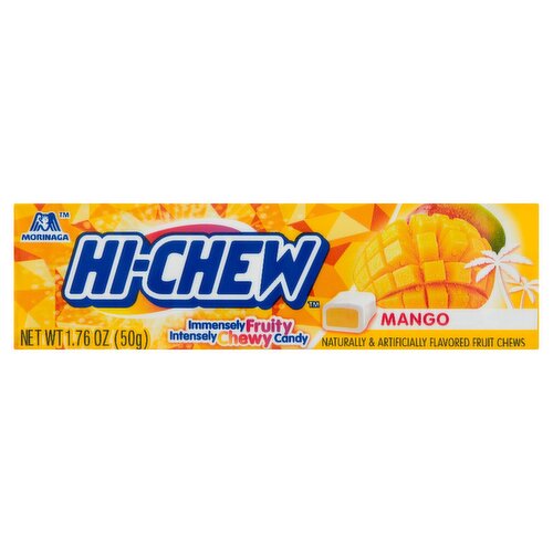 Morinaga Hi-Chew Mango Fruit Chews, 1.76 oz