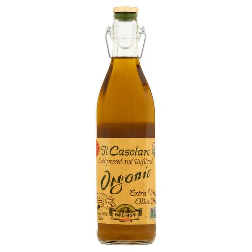 Farchioni Il Casolare Organic Extra Virgin Olive Oil, 25.4 fl oz