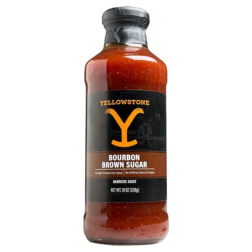 Yellowstone Bourbon Brown Sugar Barbecue Sauce, 19 oz