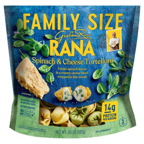 Rana Spinach & Cheese Tortelloni Family Size, 20 oz