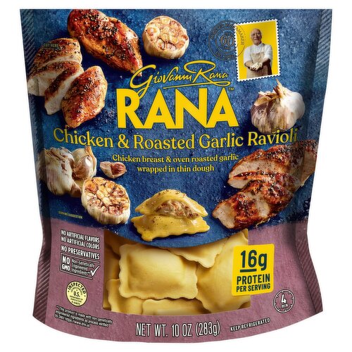 Rana Chicken & Roasted Garlic Ravioli, 10 oz