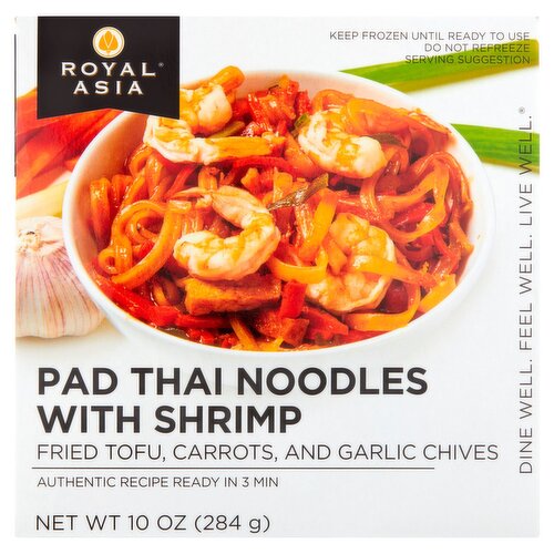 Royal Asia Pad Thai Noodles with Shrimp, 10 oz