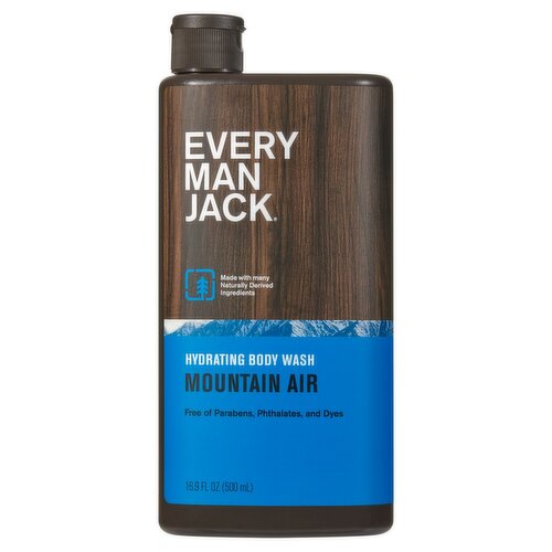 Every Man Jack Mountain Air Hydrating Body Wash, 16.9 fl oz