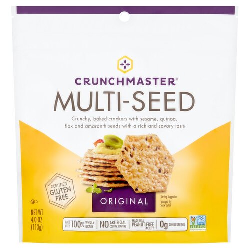 Crunchmaster Multi-Seed Original Crackers, 4.0 oz