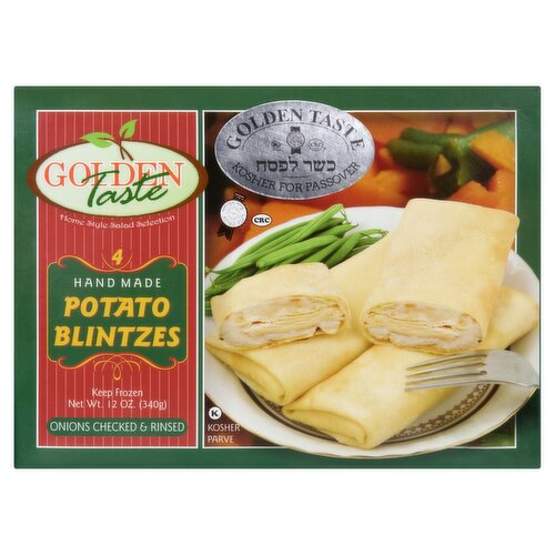 Golden Taste Potato Blintzes, 4 count, 12 oz