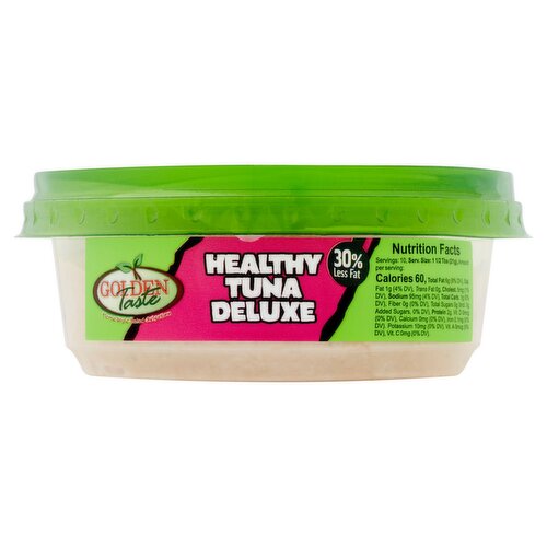 Golden Taste 30% Less Fat Healthy Tuna Deluxe, 7 oz