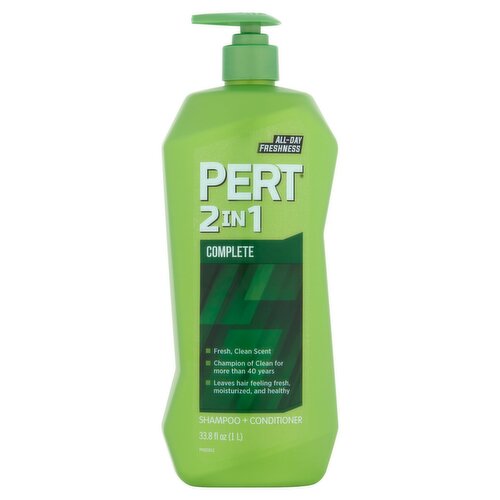 Pert 2 In 1 Complete Shampoo + Conditioner, 33.8 fl oz