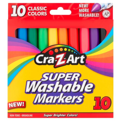 Cra-Z-Art Super Washable Markers, 10 count