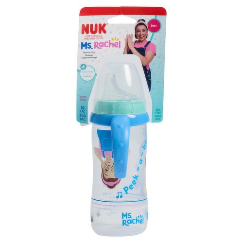 Nuk First Choice Ms. Rachel 10oz Learner Cup, 8m+, 1 count