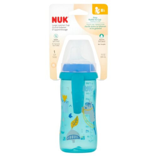 NUK 10 oz Large Learner Cup, 8+m, 1 count