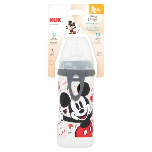 NUK 10 Oz Disney Baby Active Cup, 8m+