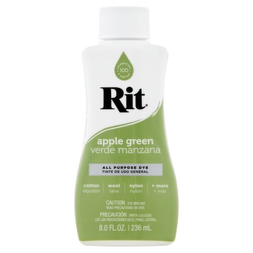 Rit Apple Green All Purpose Dye, 8.0 fl oz