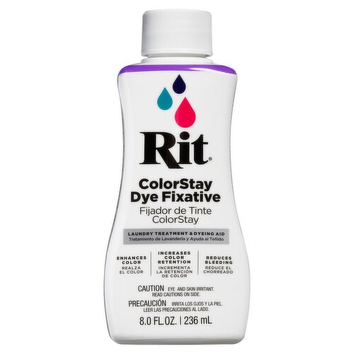 Rit ColorStay Dye Fixative Laundry Treatment & Dyeing Aid, 8.0 fl oz