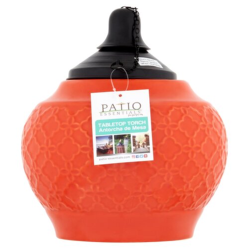Patio Essentials Ceramic Oil Burner 7" Tabletop Torch
