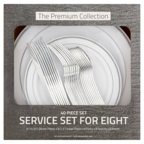 The Premium Collection Service Set for Eight, 40 Piece Set