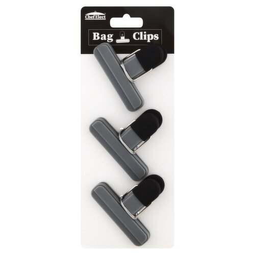 ChefElect Bag Clips, 3 count