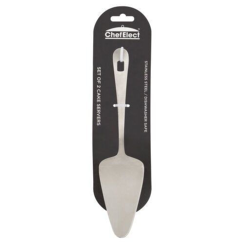 ChefElect Stainless Steel Set of 2 Cake Servers