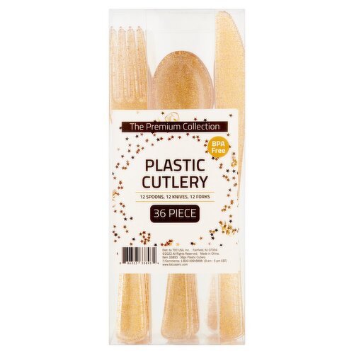 TDC Plastic Cutlery, 36 count