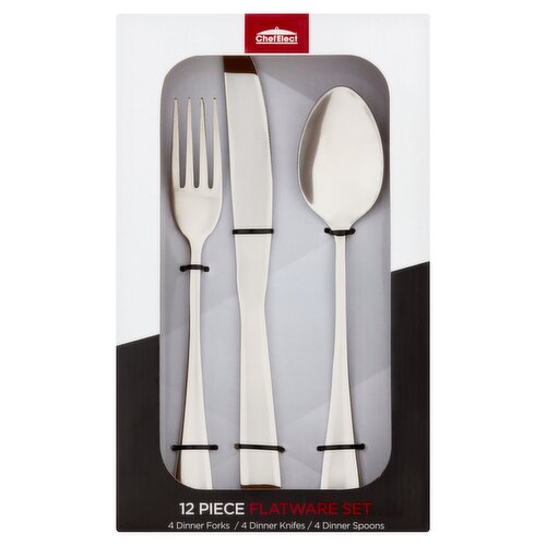 ChefElect Flatware Set, 12 piece