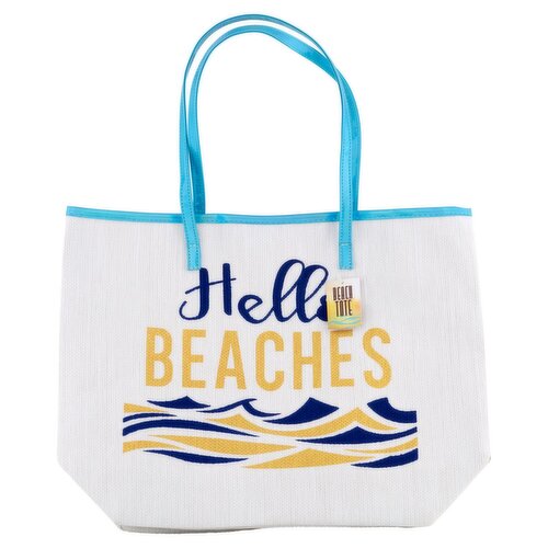 Hello Beaches Beach Tote