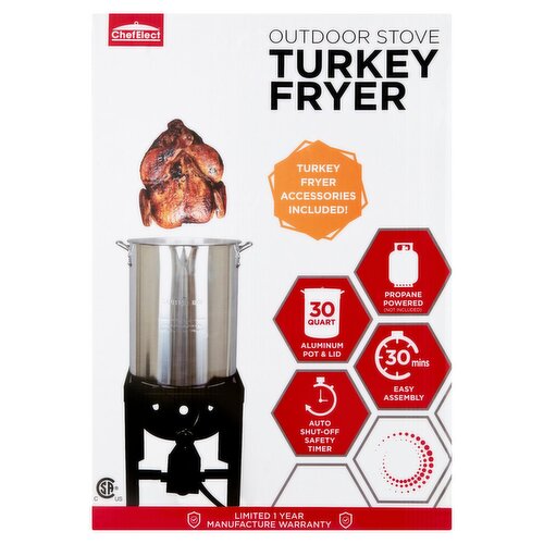 ChefElect Outdoor Stove Turkey Fryer