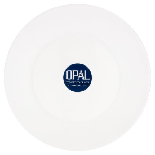 Opal Tempered Glass 10" Dinner Plate